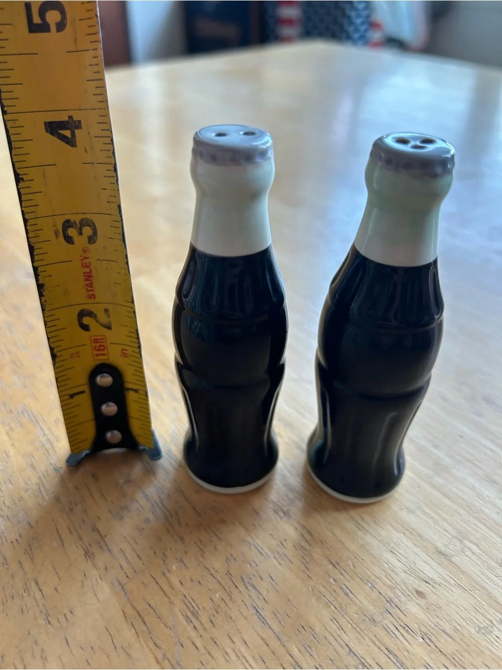 Vintage Coca Cola salt and pepper shakers home decor